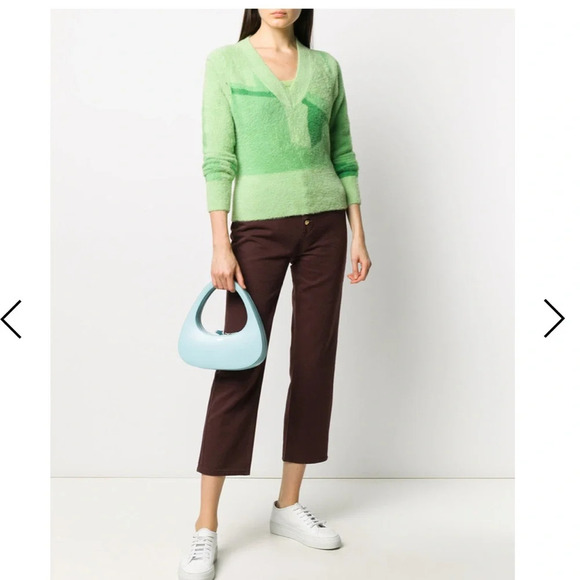 House of Sunny graphic intarsia knit brushed jumper, size 4 - Picture 2 of 7